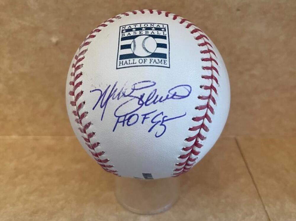 MIKE SCHMIDT PHILLIES HOF 95 SIGNED AUTO HALL OF FAME BASEBALL MLB AUTHENTICATE