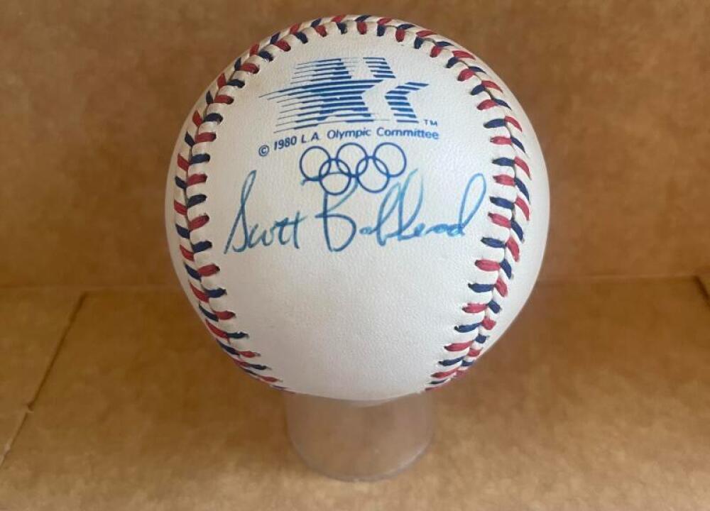 SCOTT BANKHEAD US 1984 OLYMPICS RARE 1984 OLYMPIC BASEBALL BECKETT AUTH