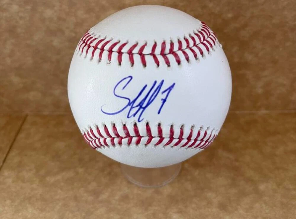 JESUS SANCHEZ MIAMI MARLINS SIGNED AUTO M.L. BASEBALL BECKETT AUTH