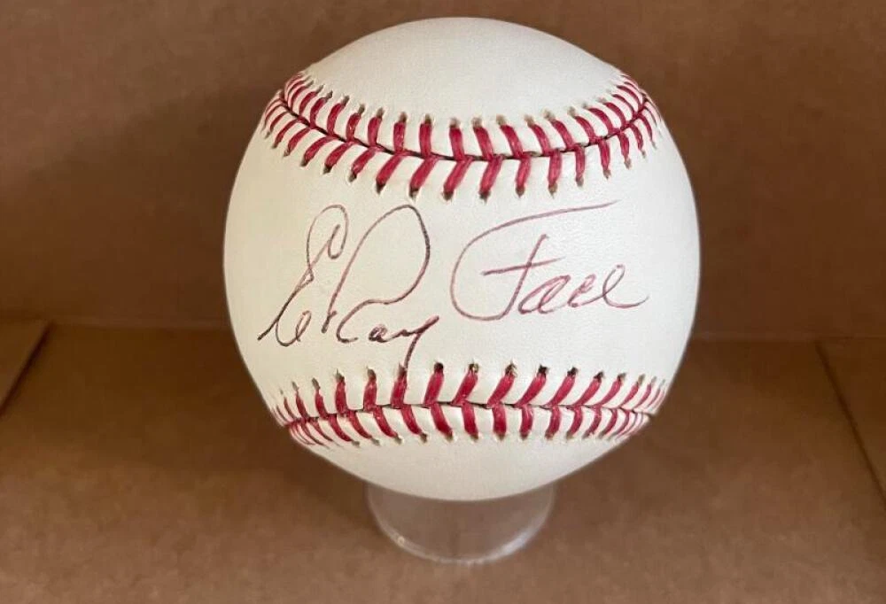 ELROY FACE PIRATES SIGNED AUTOGRAPHED M.L. BASEBALL BECKETT AUTH