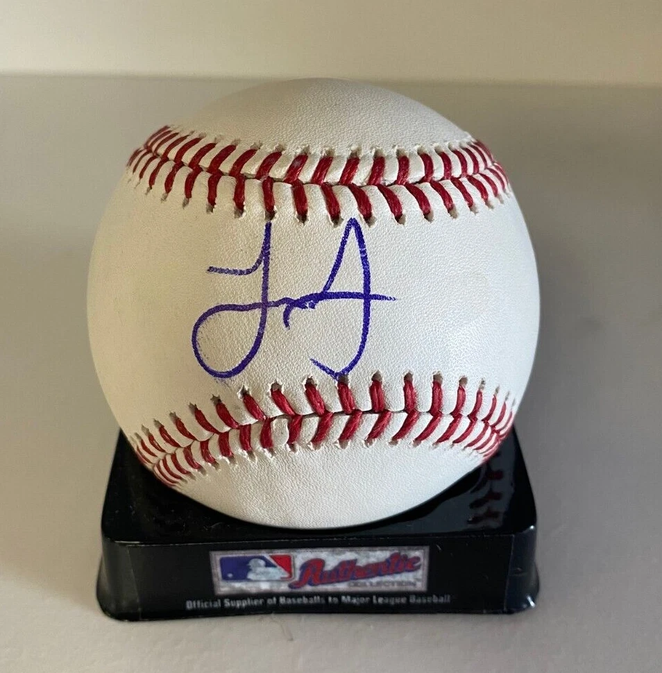 TERMARR JOHNSON PITTSBURGH PIRATES SIGNED AUTOGRAPHED M.L BASEBALL BECKETT