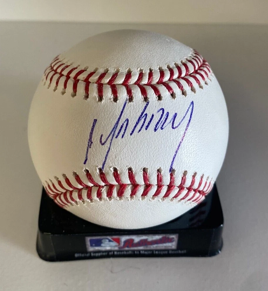 JOSE ABREU HOUSTON ASTROS SIGNED AUTOGRAPHED M.L. BASEBALL BECKETT **