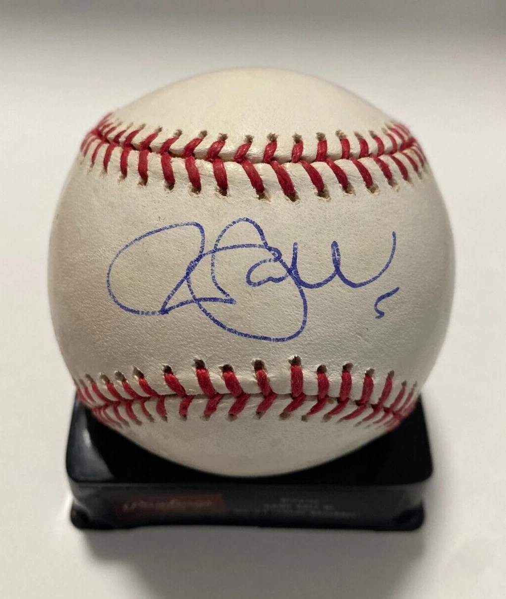 ROCCO BALDELLI MINNESOTA TWINS SIGNED AUTOGRAPHED M.L. BASEBALL BECKETT