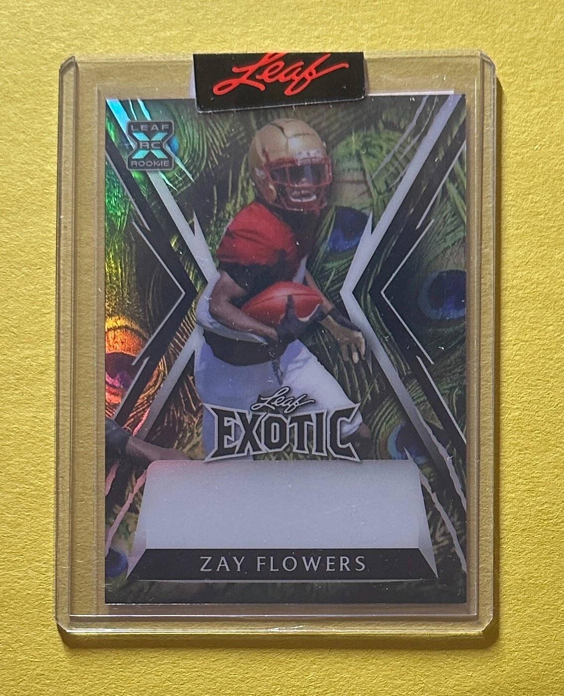 LEAF EXOTIC ZAY FLOWERS PRE PRODUCTION PROOF 1/1 SEALED