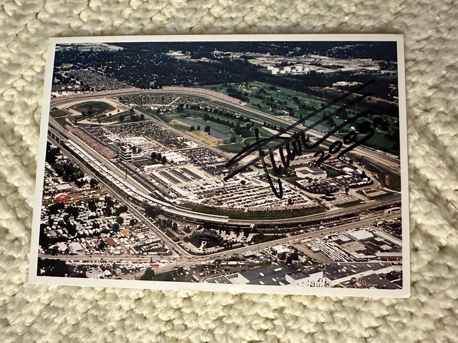 Gil DeFerran Signed Indianapolis Indy 500 Postcard Autographed
