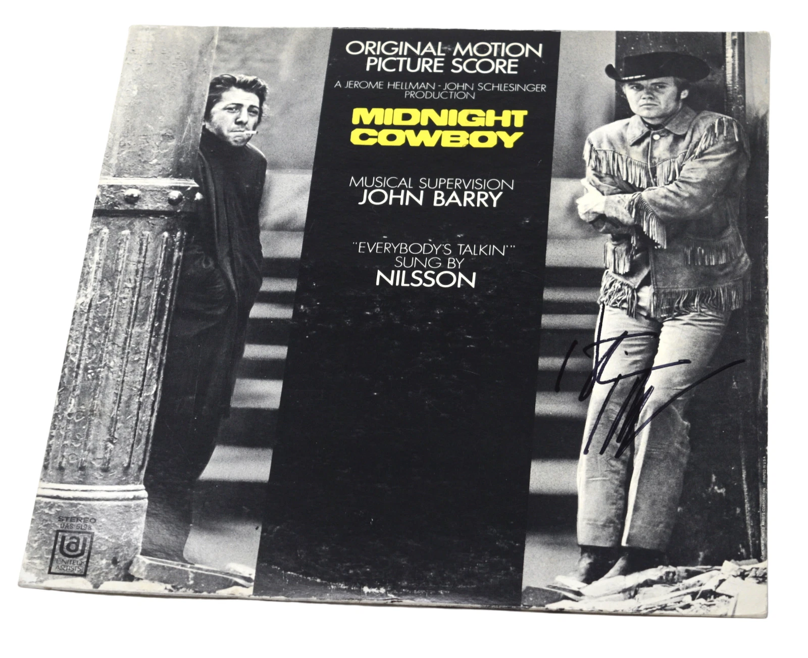 Dustin Hoffman Signed Autograph Midnight Cowboy Soundtrack Vinyl Record BAS COA