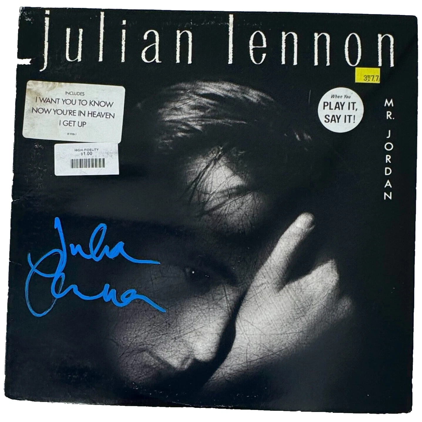 Julian Lennon Signed Autograph Mr Jordan Vinyl Record Album John Beatles BAS COA