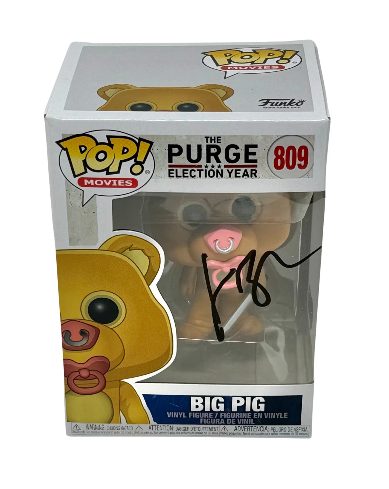 Jason Blum Signed Funko Pop The Purge Election Year Big Pig Autograph BAS COA