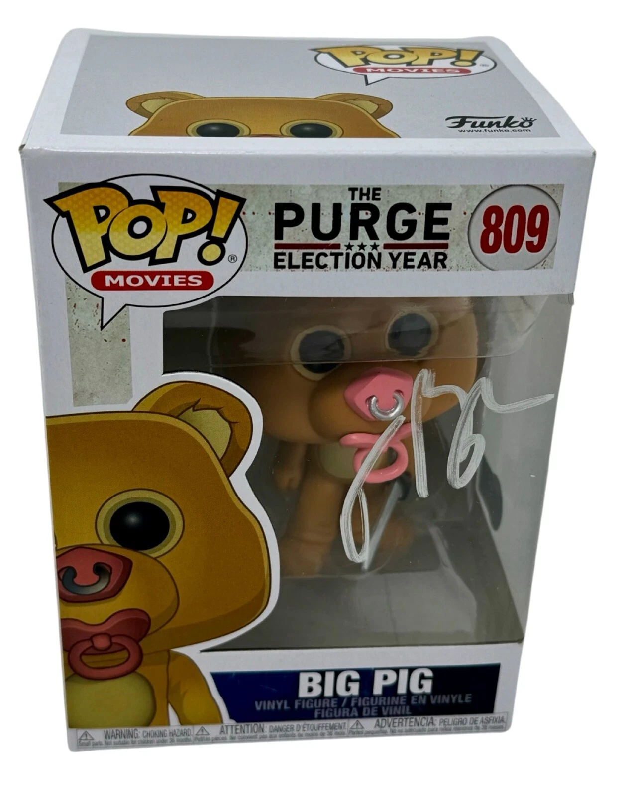 Jason Blum Signed Funko Pop The Purge Election Year Big Pig Autograph BAS COA
