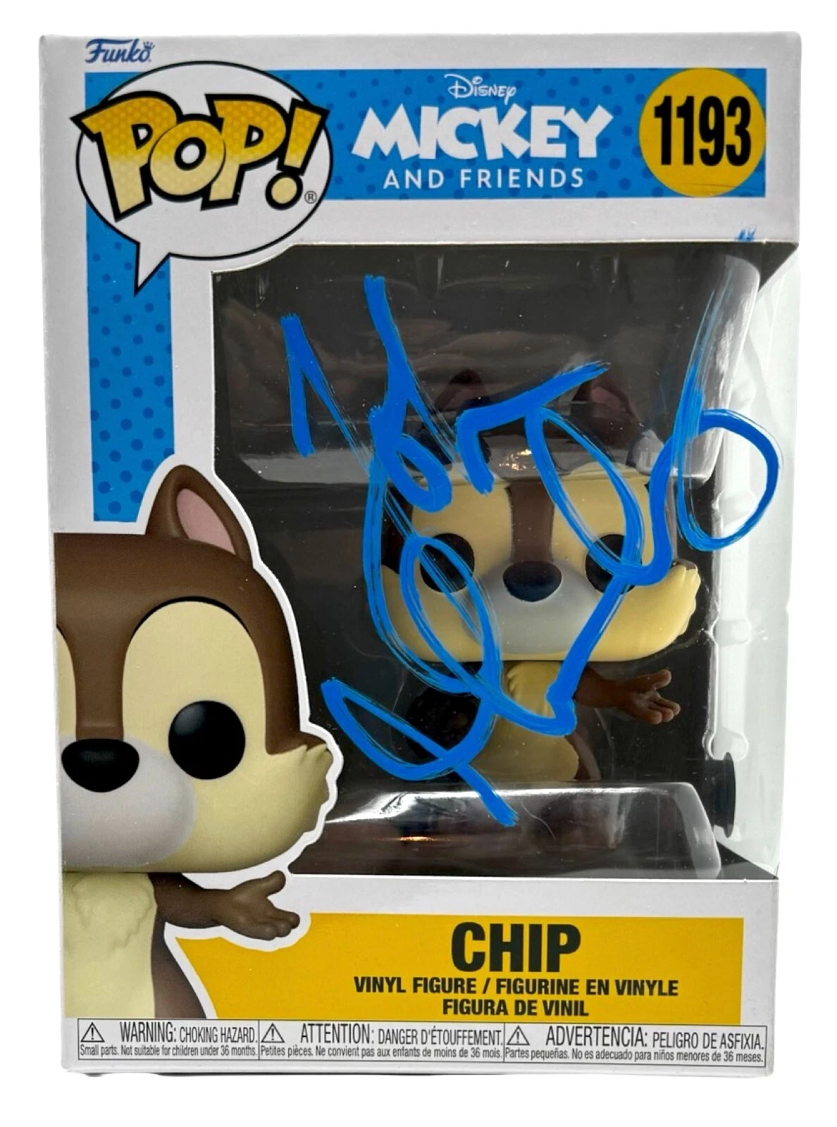 John Mulaney Signed Funko Pop Chip 'n Dale: Rescue Rangers Disney Autograph BAS