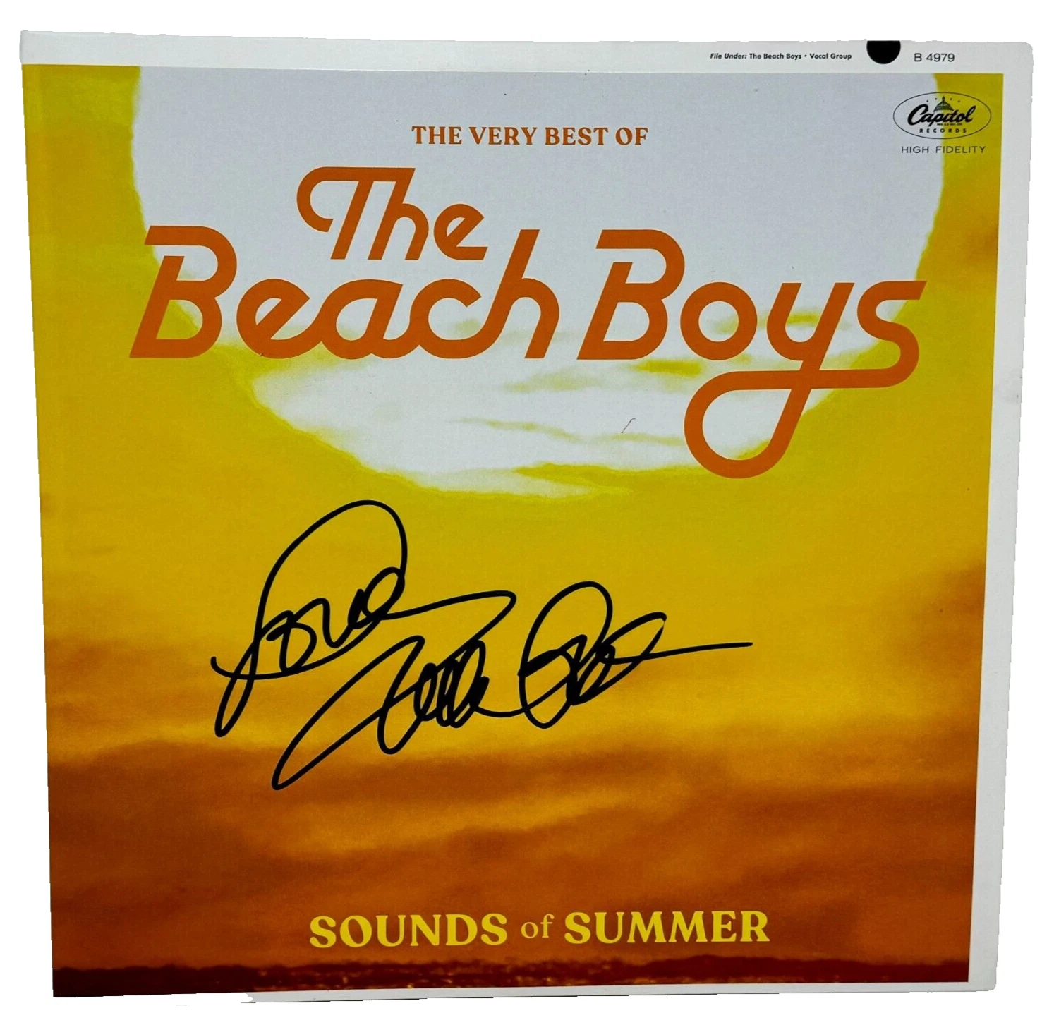 Mike Love Signed The Beach Boys Sounds of Summer Vinyl Record Album Beckett COA