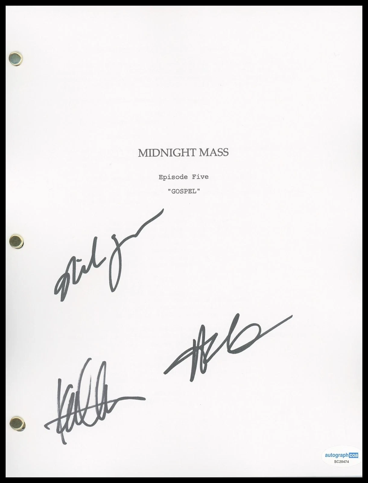 Mike Flanagan, Kate Siegel & Hamish Linklater 