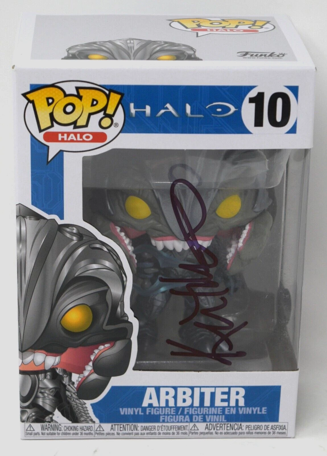 Keith David Signed Autographed Halo Arbiter Funko Pop #10 Figure Beckett COA