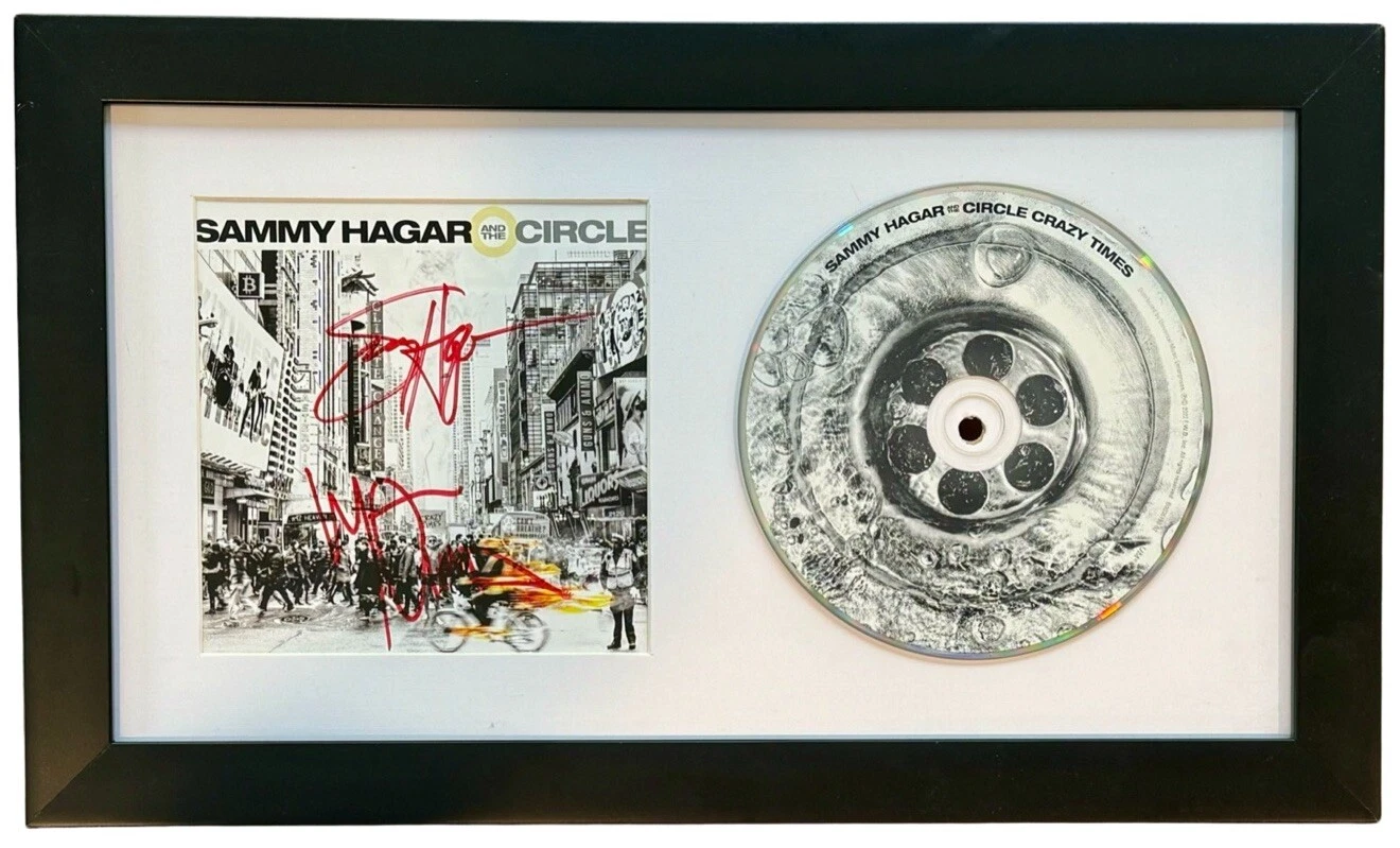 Sammy Hagar Michael Anthony Signed CD Framed Van Halen The Circle Autograph COA