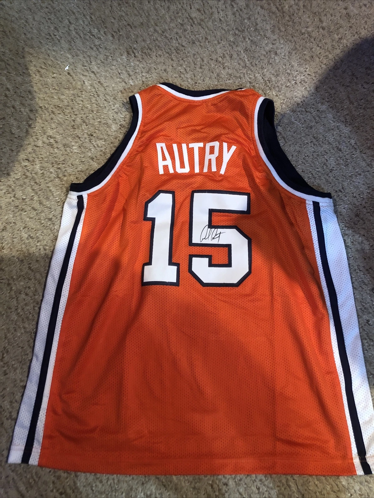 SYRACUSE ORANGE- ADRIAN AUTRY SIGNED AUTOGRAPH JERSEY COA BASKETBALL COACH COLLECTIBLE MEMORABILIA
