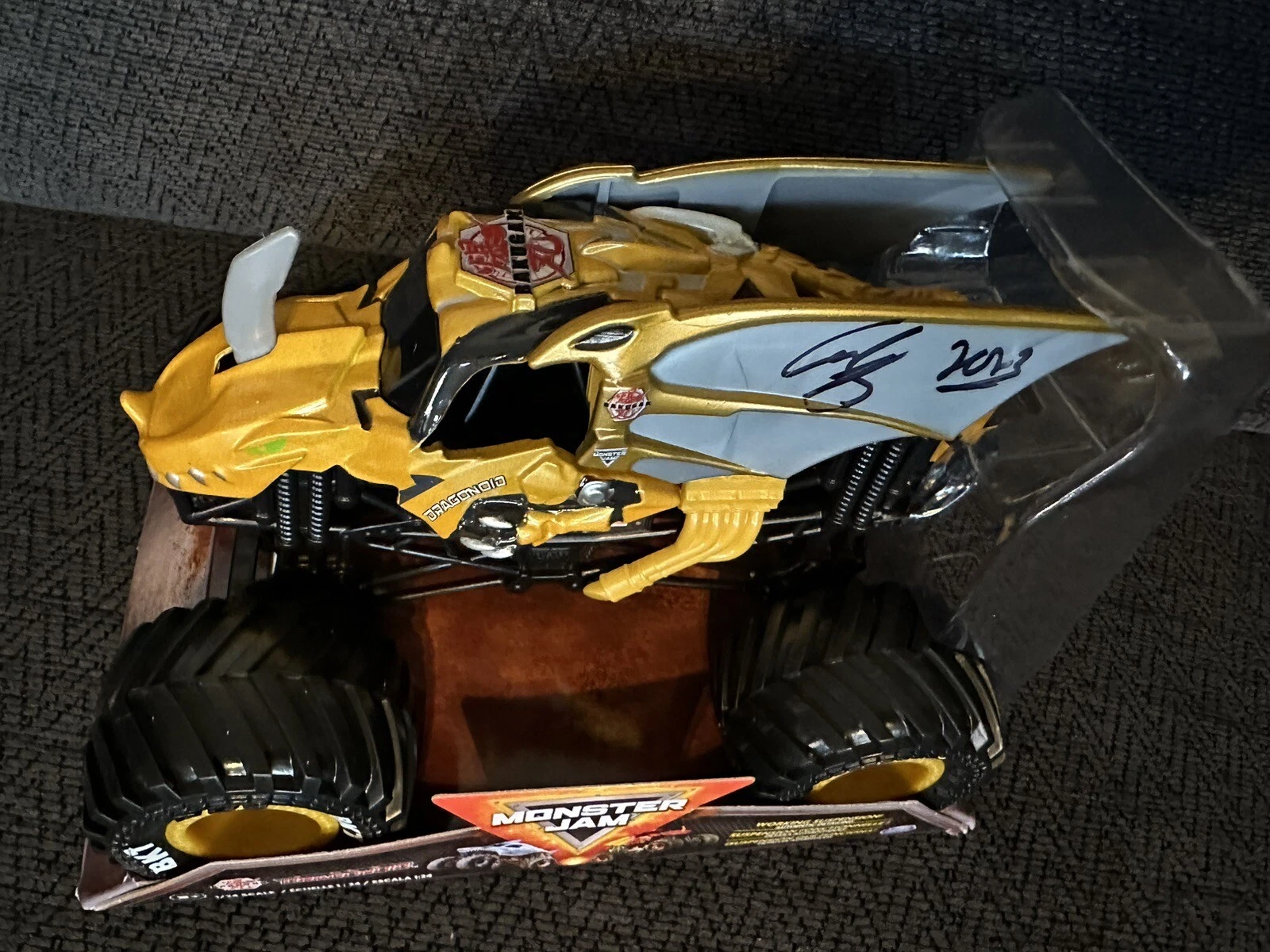 Camden Murphy Signed 1/24 Scale Diecast Monster Truck Jam Bakugan Dragonoid