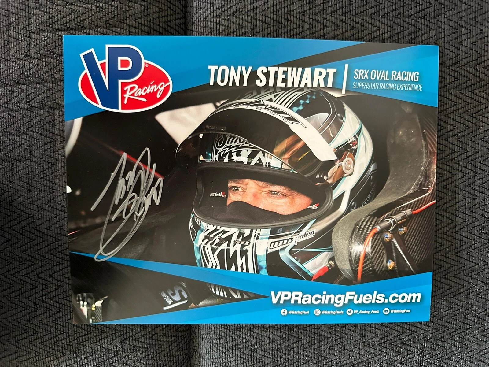 Tony Stewart Top Alcohol Dragster Signed Promo Card Nhra Drag Racing 2023 VP Pri