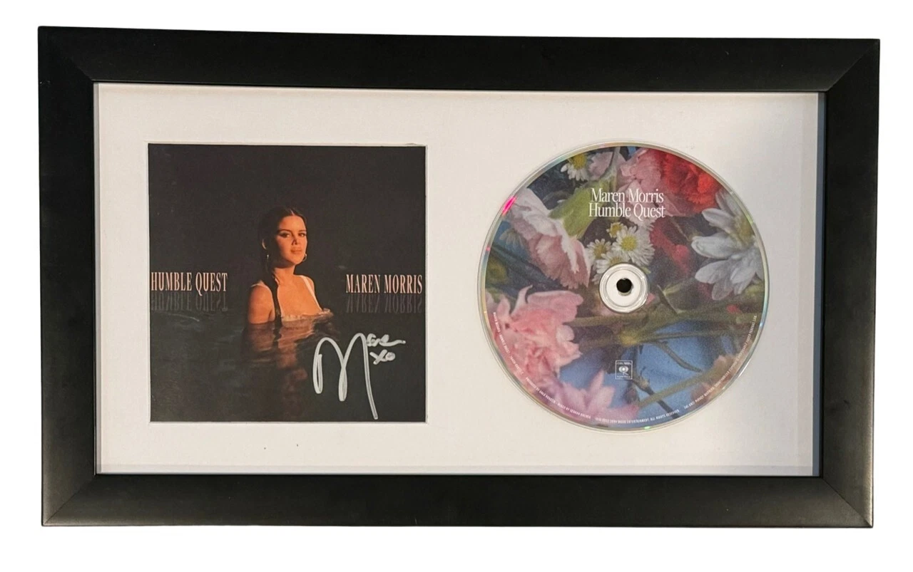 Maren Morris Signed Autograph Humble Quest CD Framed Display Singer Beckett COA
