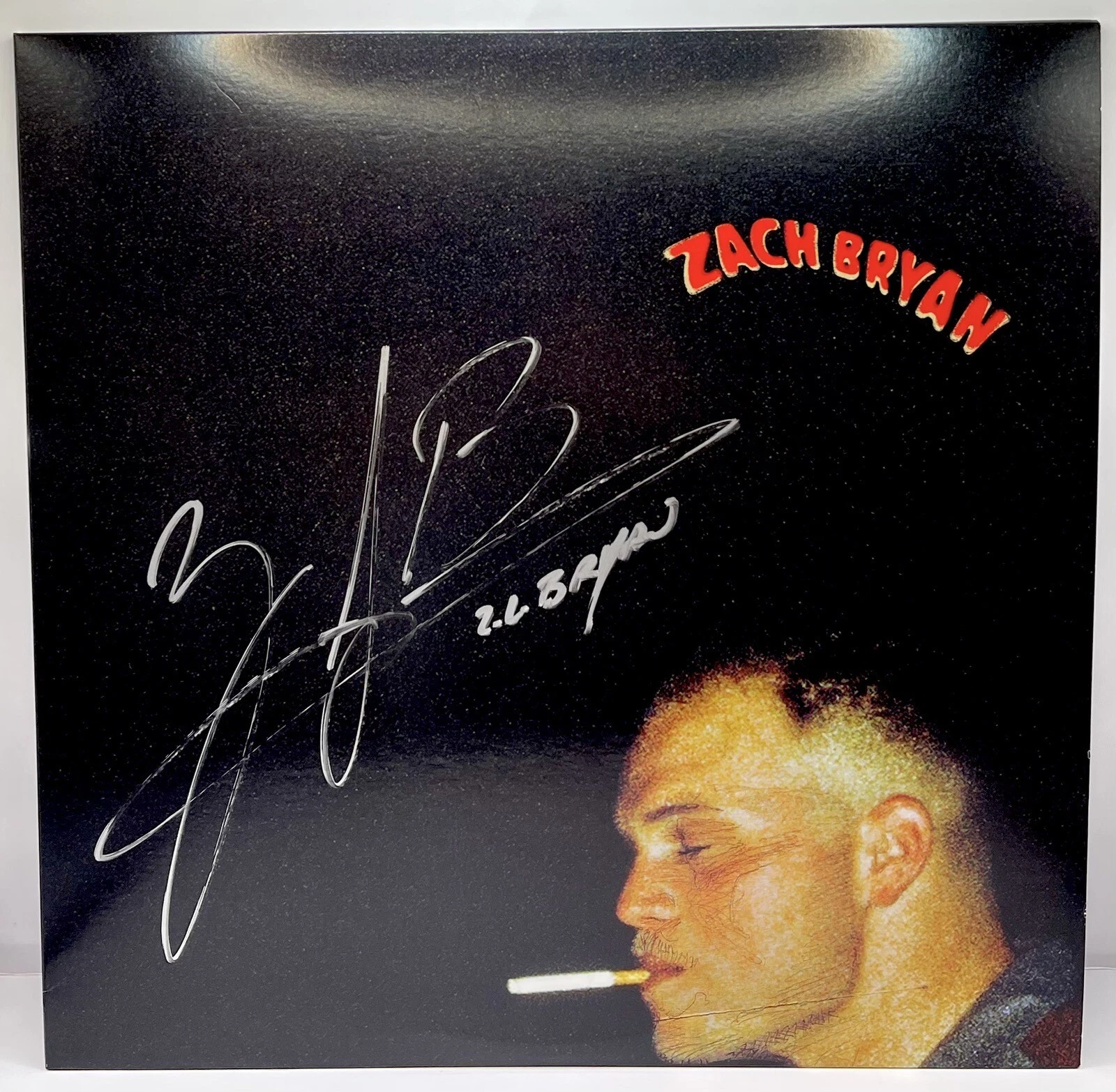 Zach Bryan Signed Autographed Self Title Vinyl Album JSA Something In The Orange