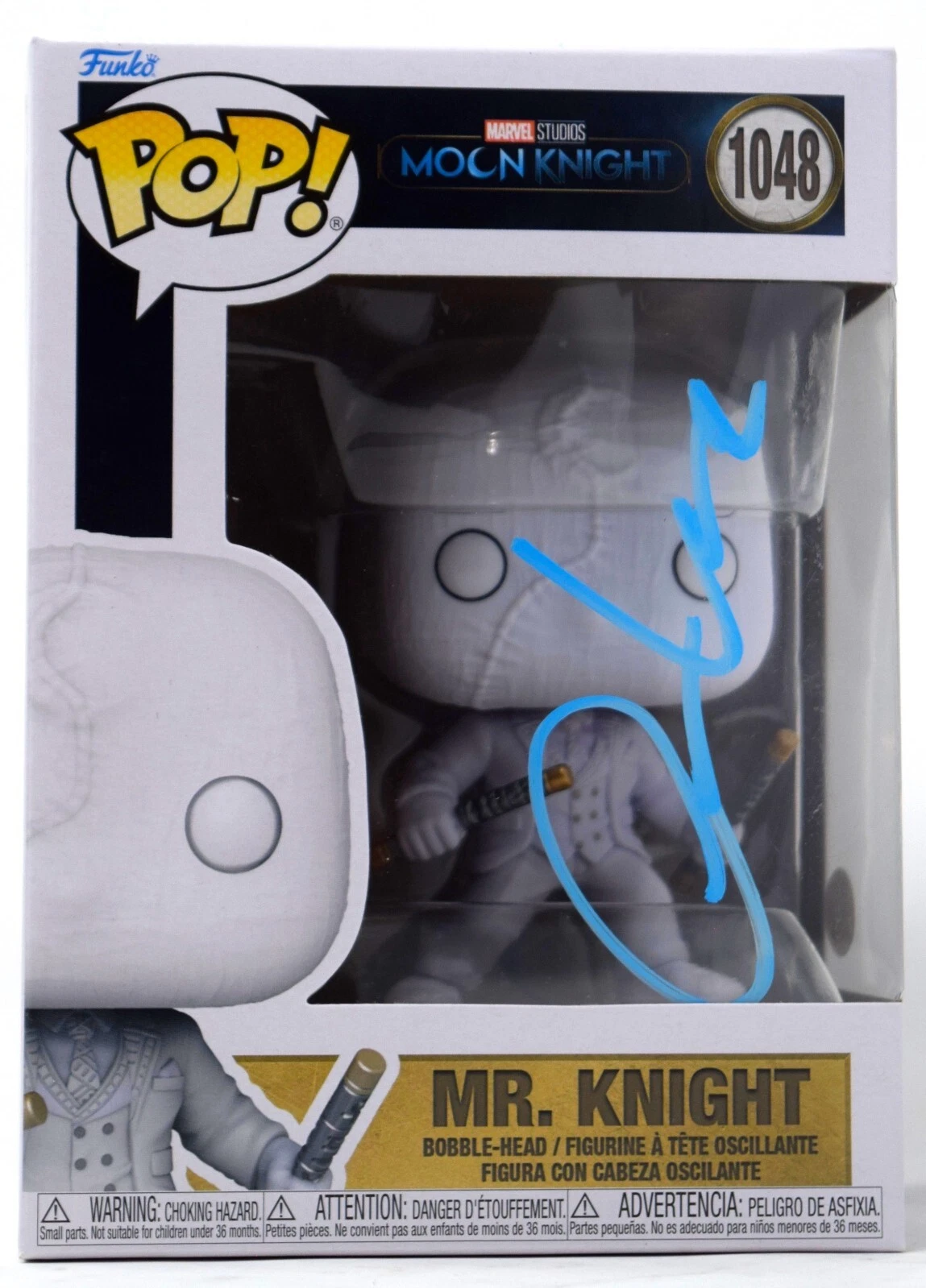 Oscar Isaac Signed Funko Pop Moon Knight #1048 Marvel Autograph ACOA COA