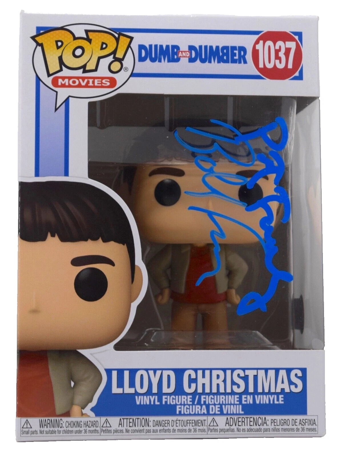 Bobby & Peter Farrelly Brothers Signed Funko Pop Dumb and Dumber Lloyd BAS COA