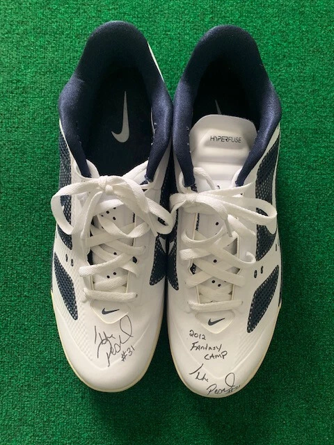 PEARL WASHINGTON SIGNED+WORN SNEAKERS 2012 BOEHEIM SYRACUSE FANTASY CAMP JSA