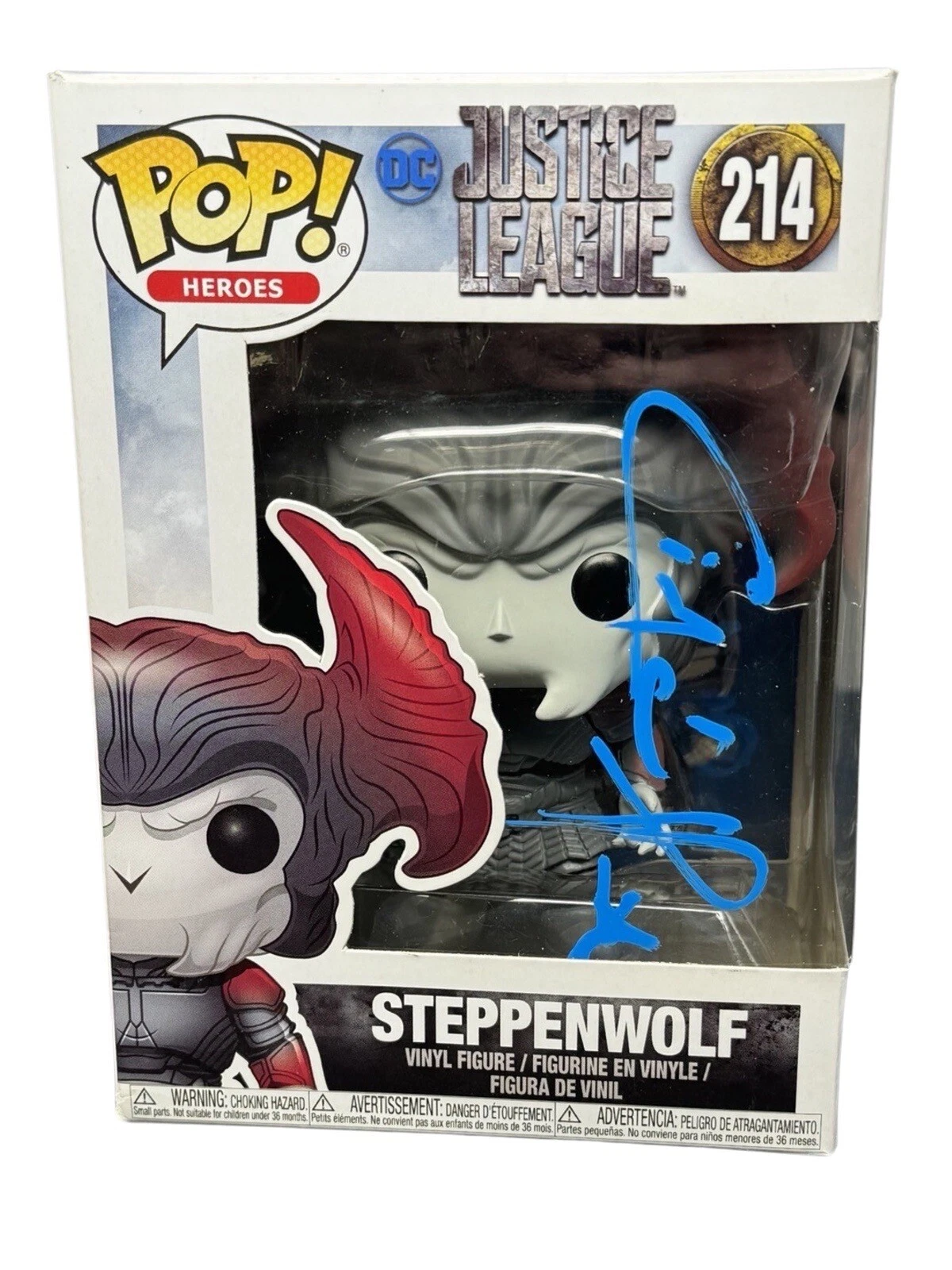 Ciaran Hinds Signed Funko Pop Steppenwolf Justice League Autograph ACOA COA