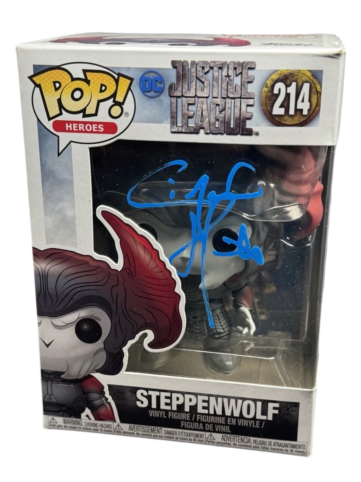 Ciaran Hinds Signed Funko Pop Steppenwolf Justice League Autograph ACOA COA