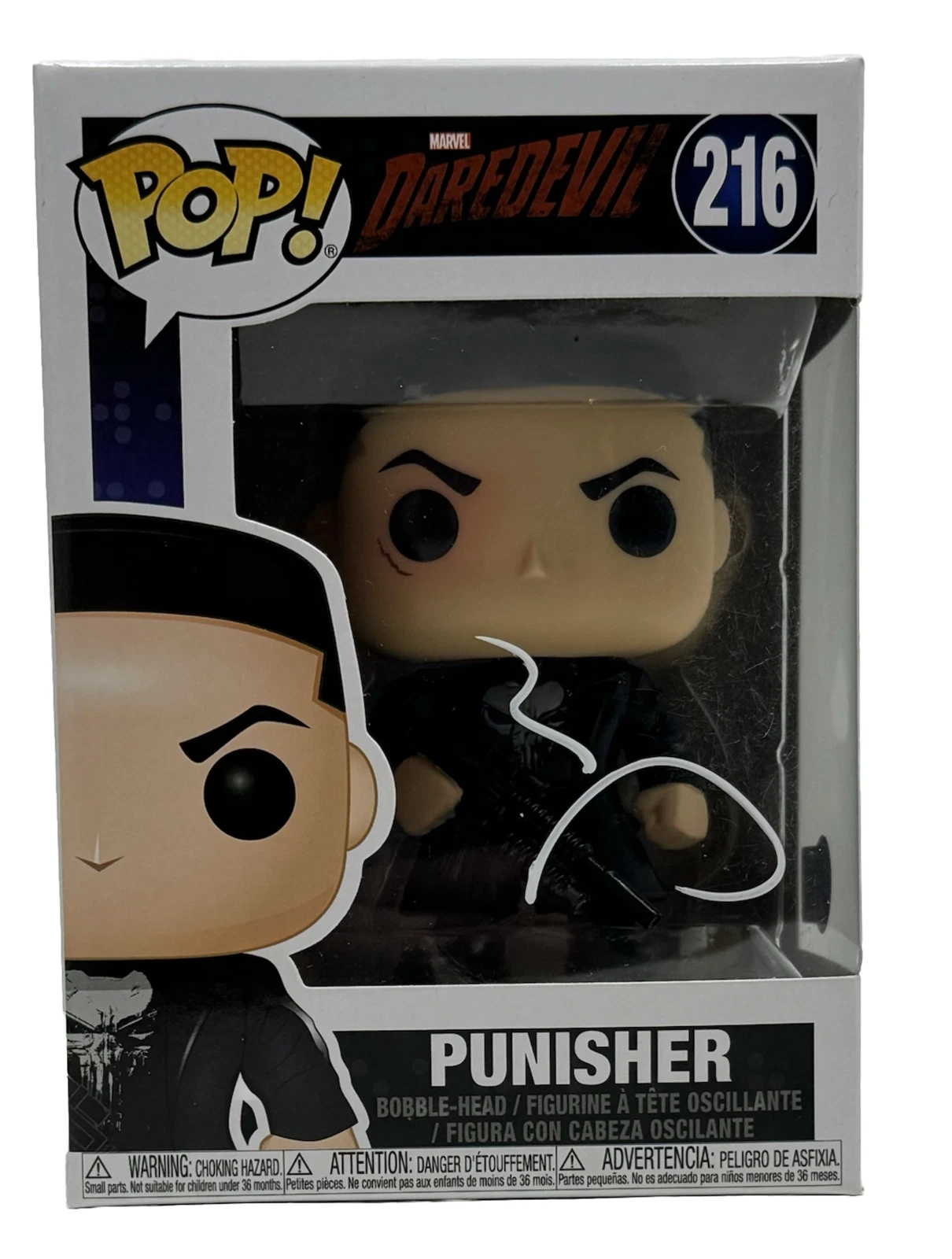 Jon Bernthal Signed Autograph Funko Pop The Punisher Daredevil Marvel BAS COA