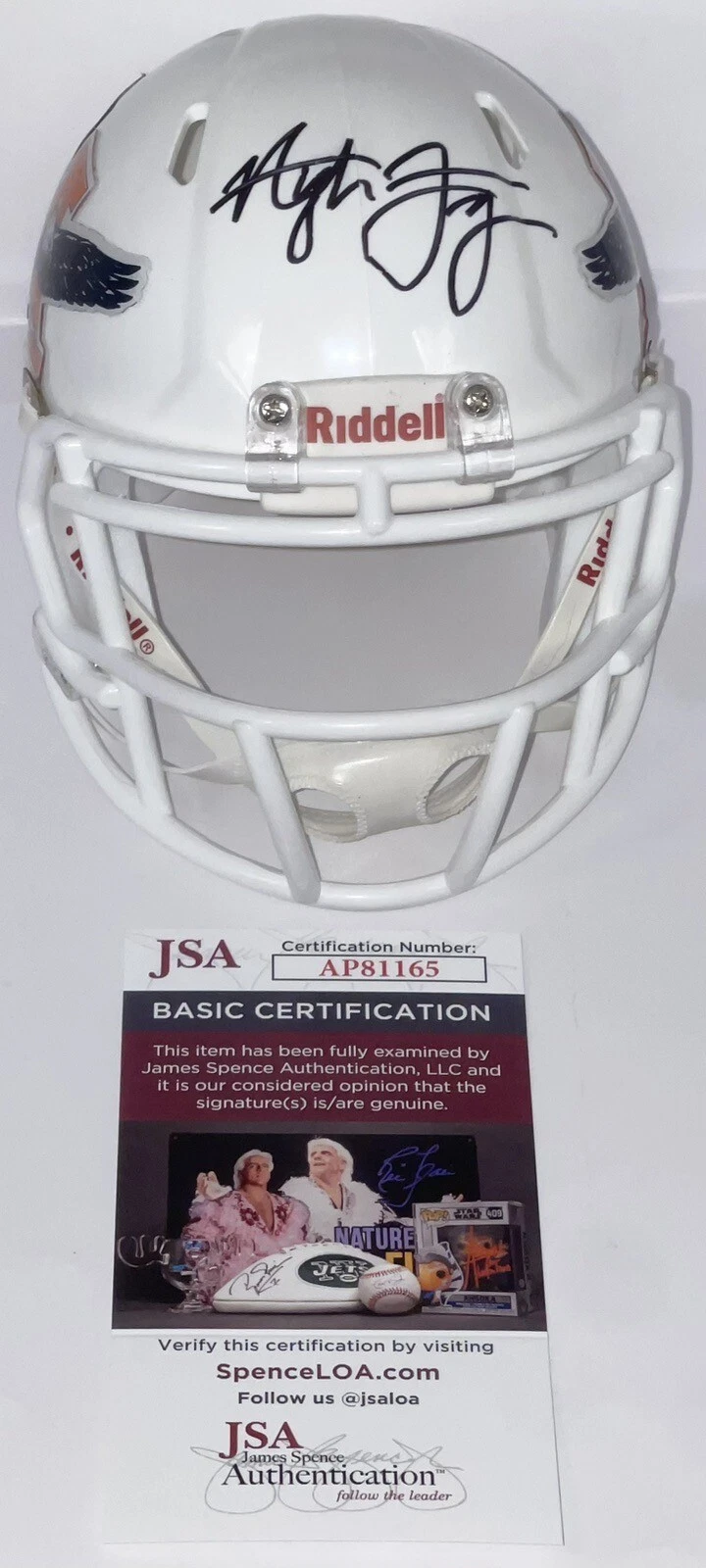 Hugh Freeze Signed Autographed Auburn Tigers Mini Helmet JSA War Eagle