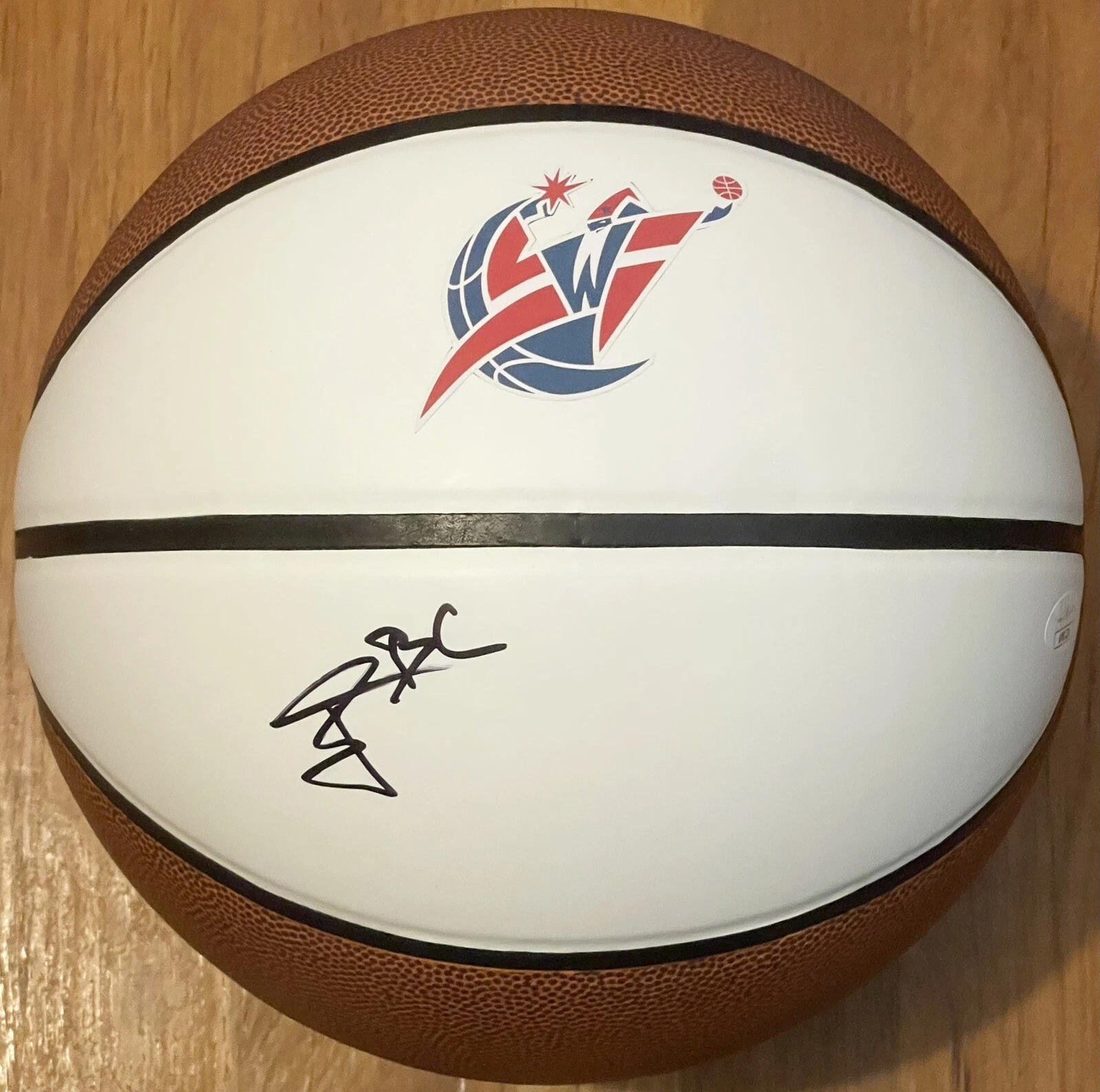 Bilal Coulibaly Signed Autographed Washington Wizards Logo Basketball JSA COA