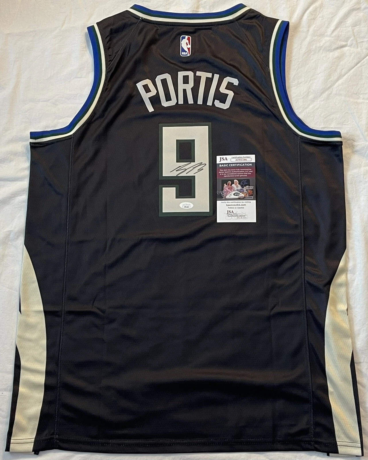 Bobby Portis Signed Autographed Milwaukee Bucks Jersey JSA COA