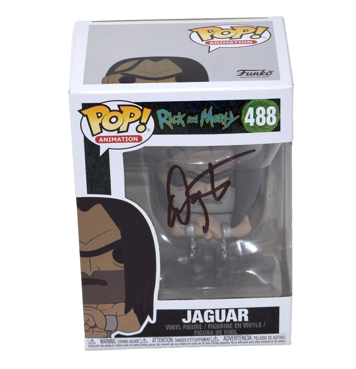 Danny Trejo Signed Autograph Rick and Morty Jaguar Funko Pop #488 ACOA COA