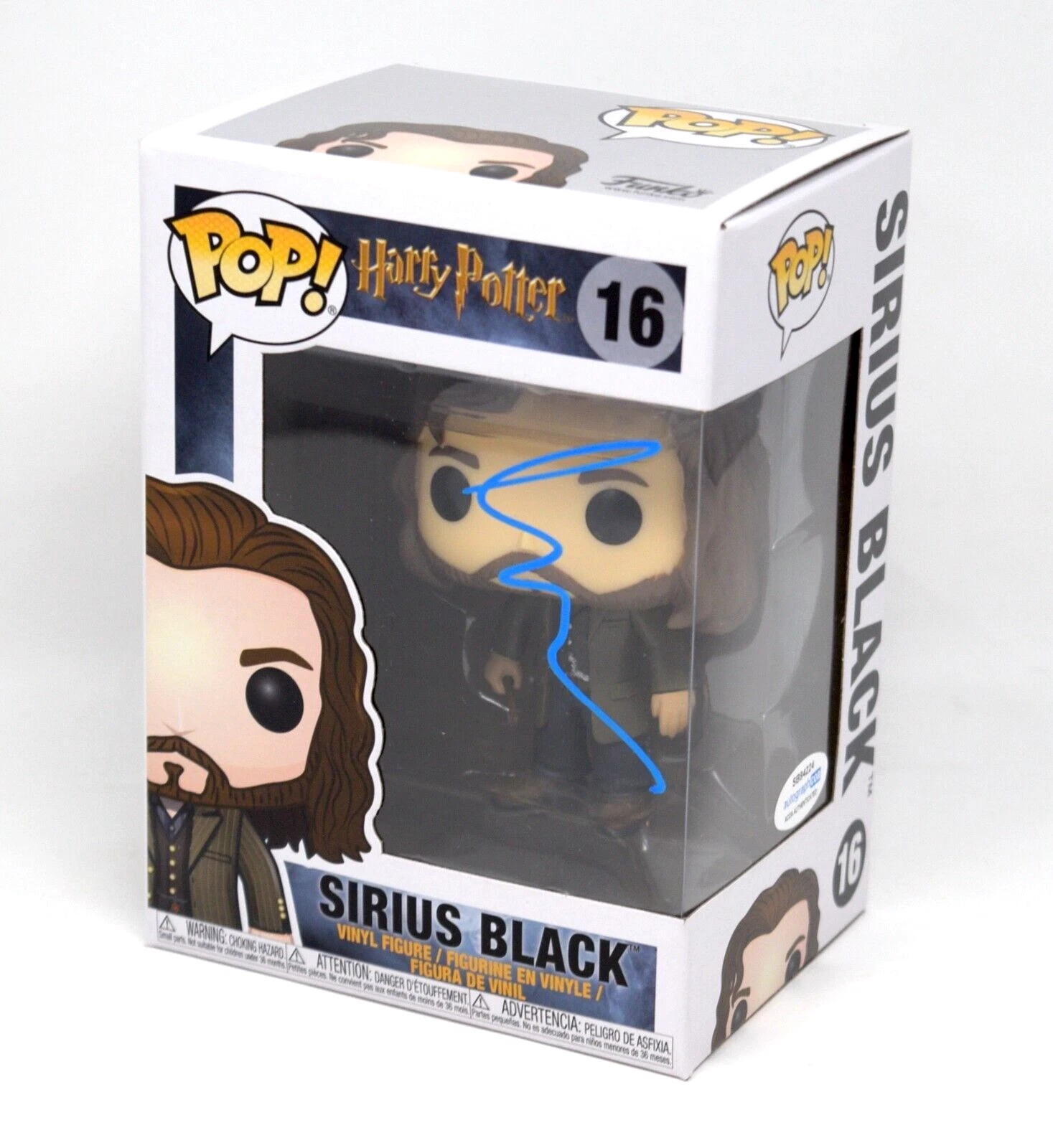 Gary Oldman Signed Funko Pop Harry Potter Sirius Black #16 Autograph ACOA COA