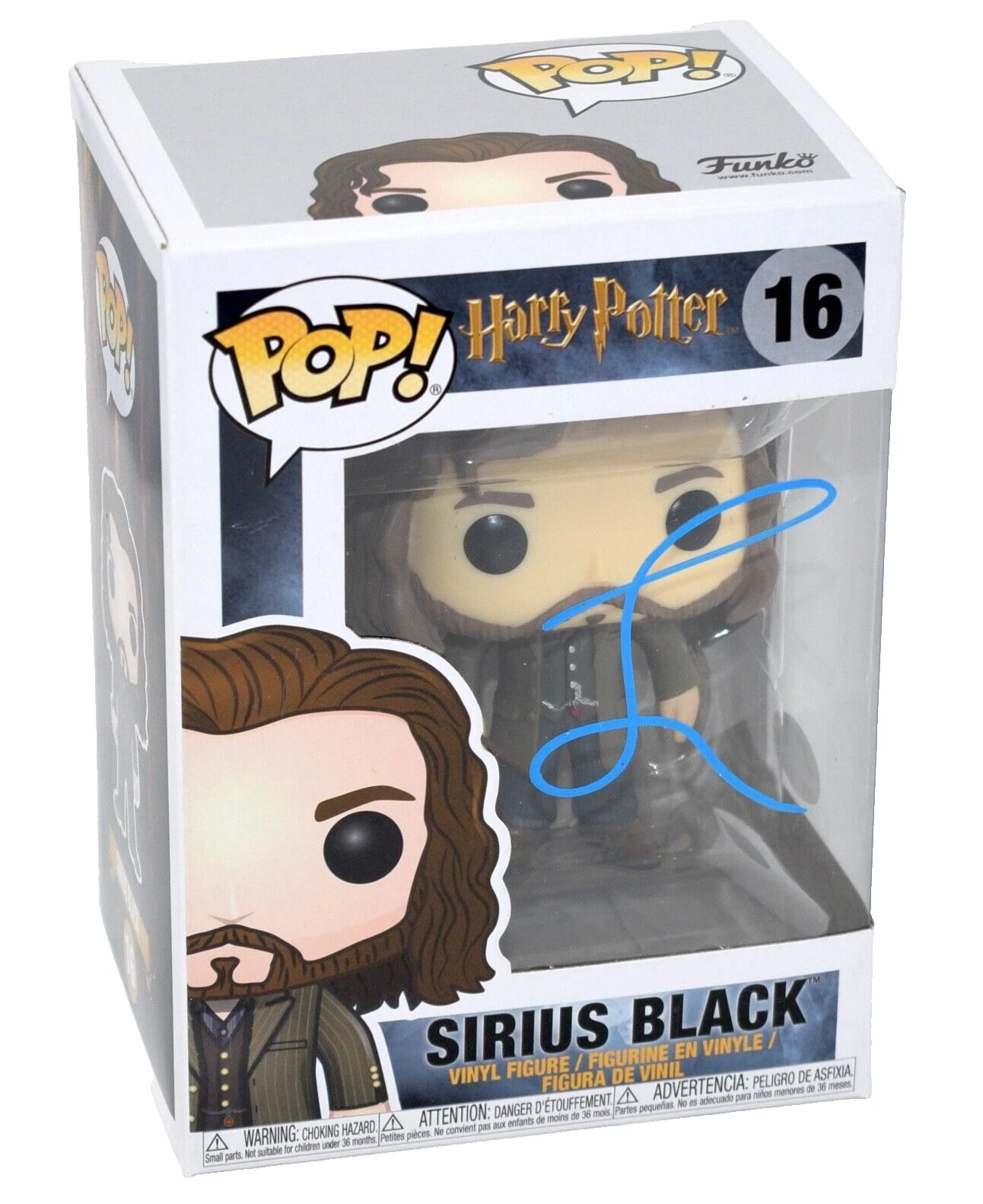 Gary Oldman Signed Funko Pop Harry Potter Sirius Black #16 Autograph ACOA COA