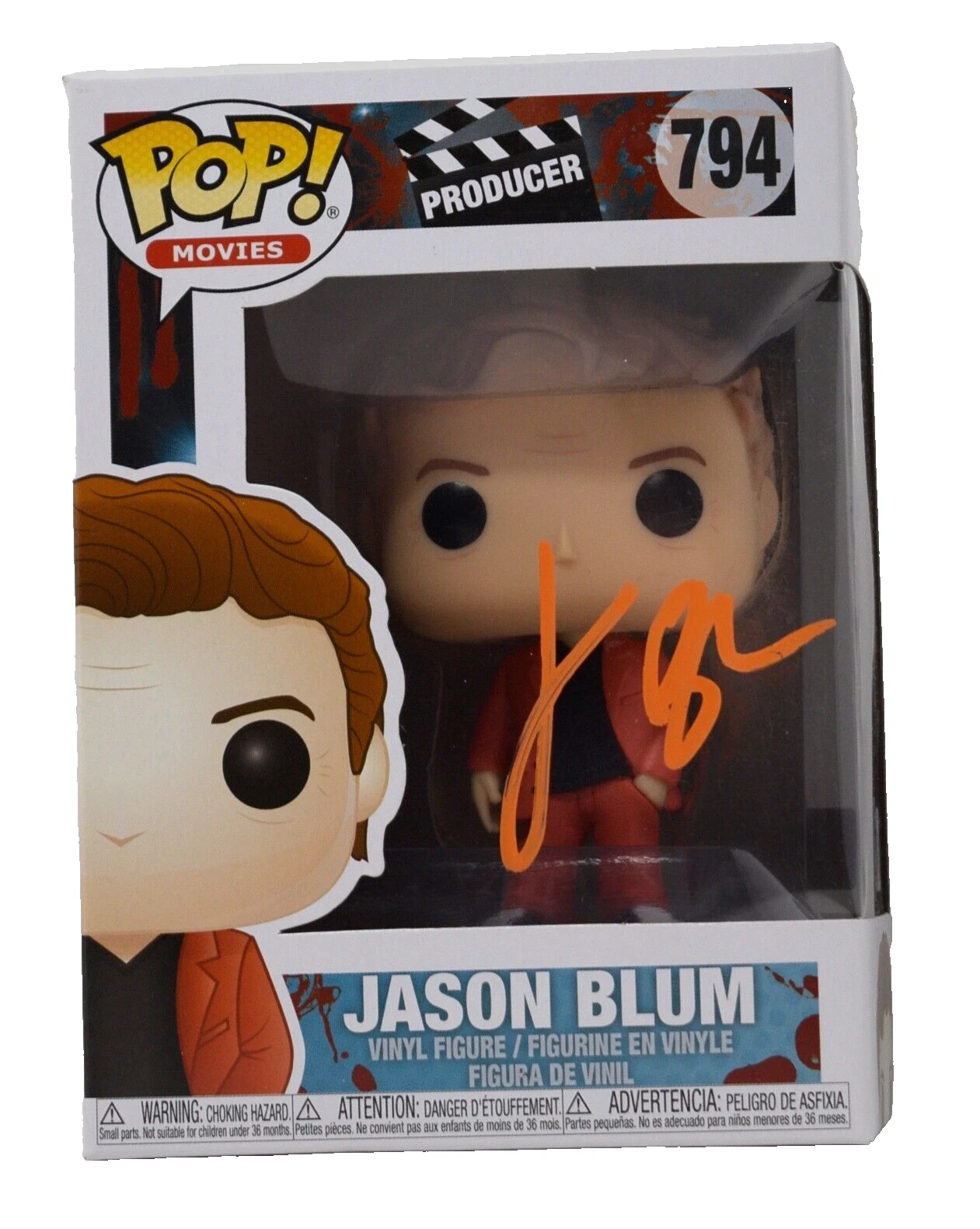 Jason Blum Signed Funko Pop Horror Halloween Producer 794 Autograph Beckett COA