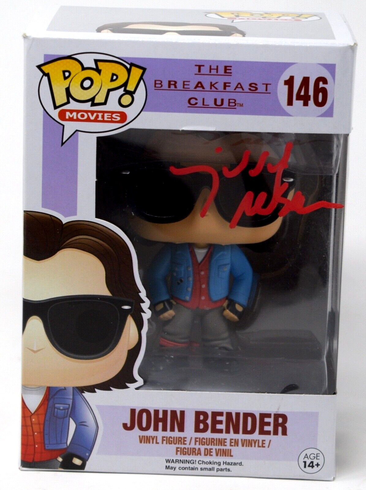 Judd Nelson Signed Funko Pop The Breakfast Club John Bender Autograph BAS COA