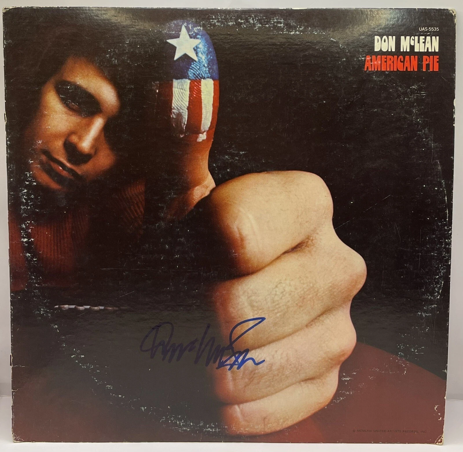 Don McLean Signed Autographed American Pie Vinyl Album JSA COA