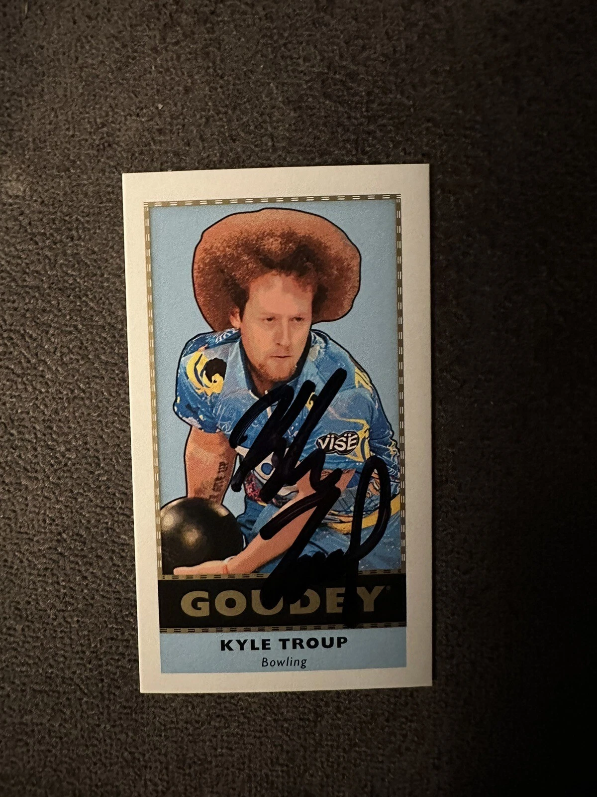 Kyle Troup Signed Goudey Trading Card Autographed Mini