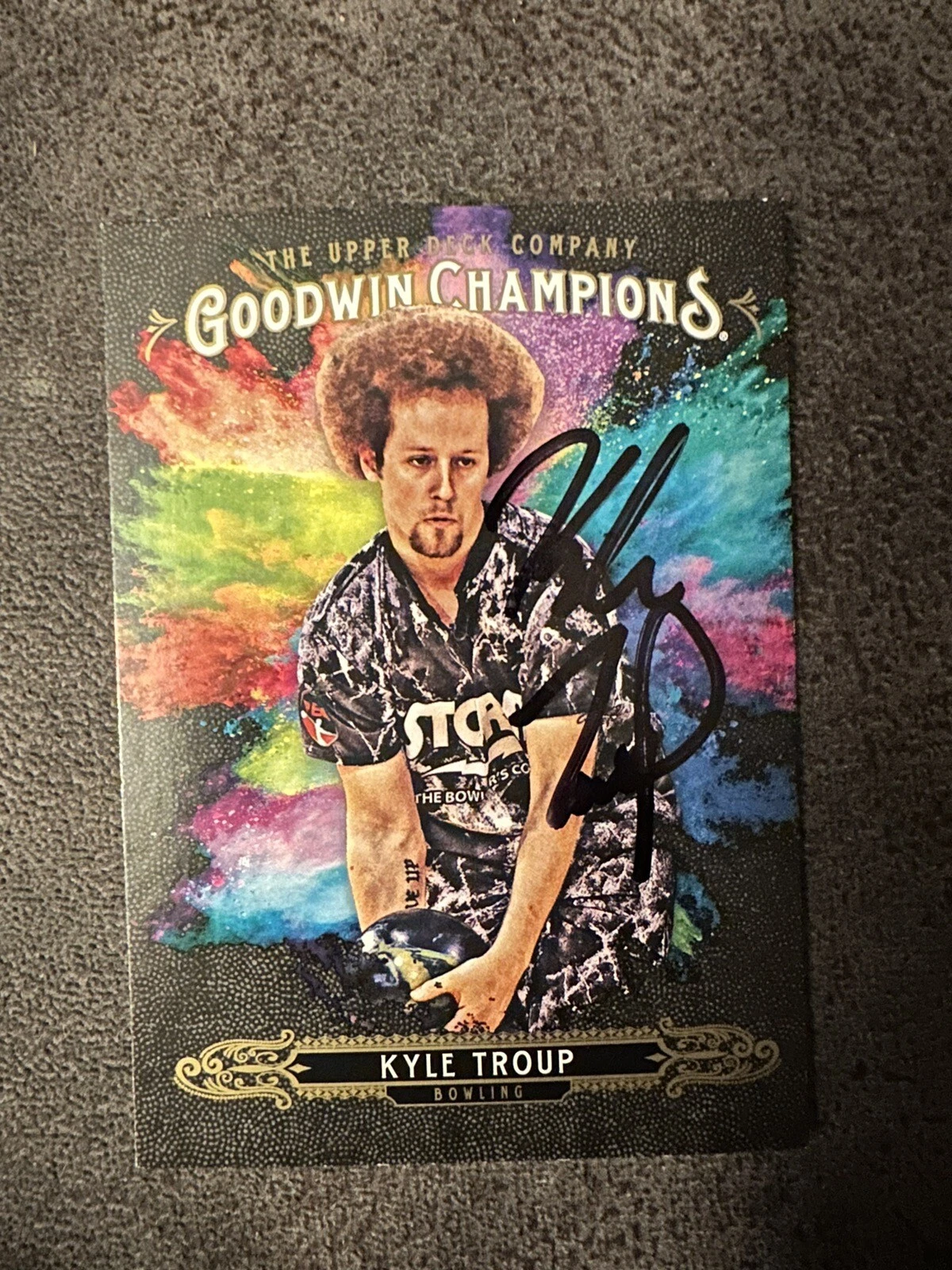Kyle Troup Signed Goodwin Champions Trading Card