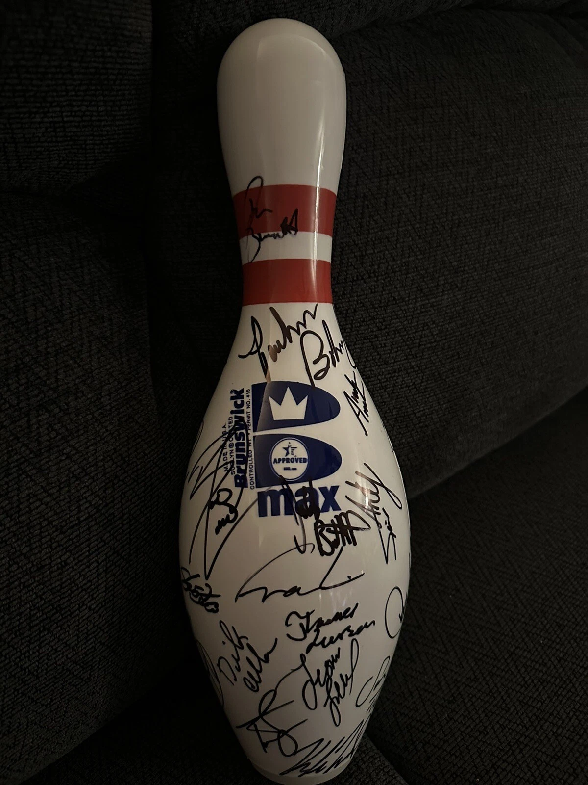 32 PBA Bowlers Signed Bowling Pin Pete Weber Jason Belmonte Kyle Troup Bohn Etc