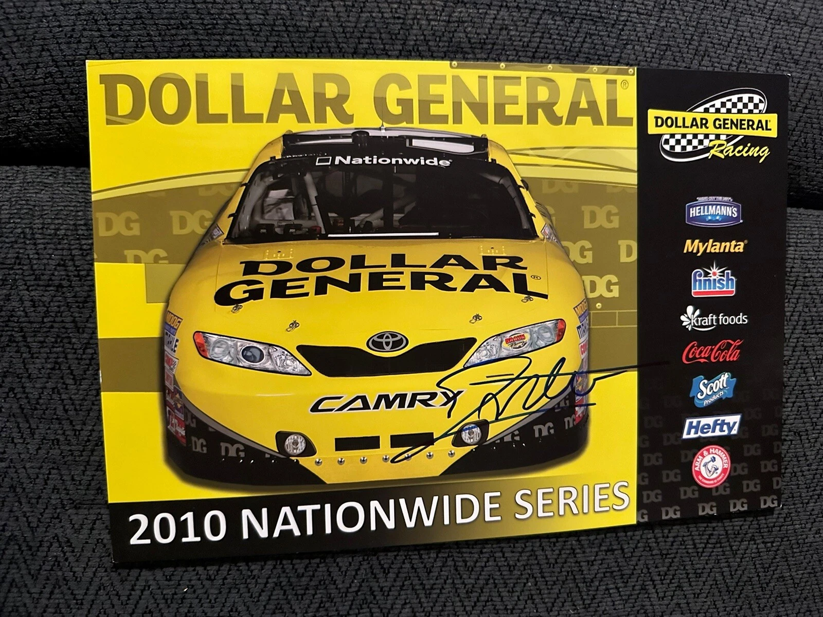 Jacques Villeneuve Signed Brickyard 400 Only Promo Hero Card NASCAR 2010
