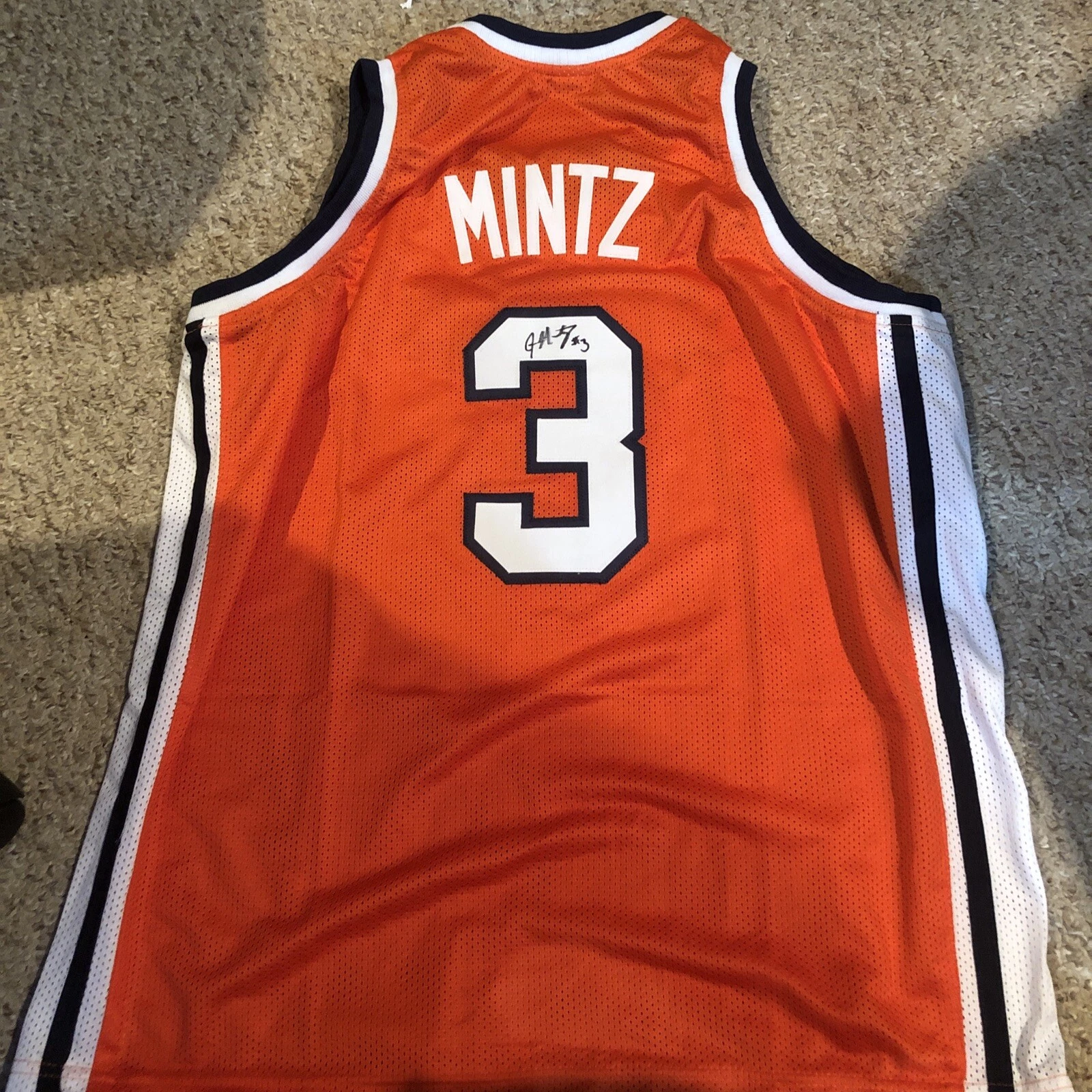 SYRACUSE ORANGE- JUDAH MINTZ SIGNED AUTOGRAPH JERSEY COA CUSE BASKETBALL COLLECTIBLE MEMORABILIA