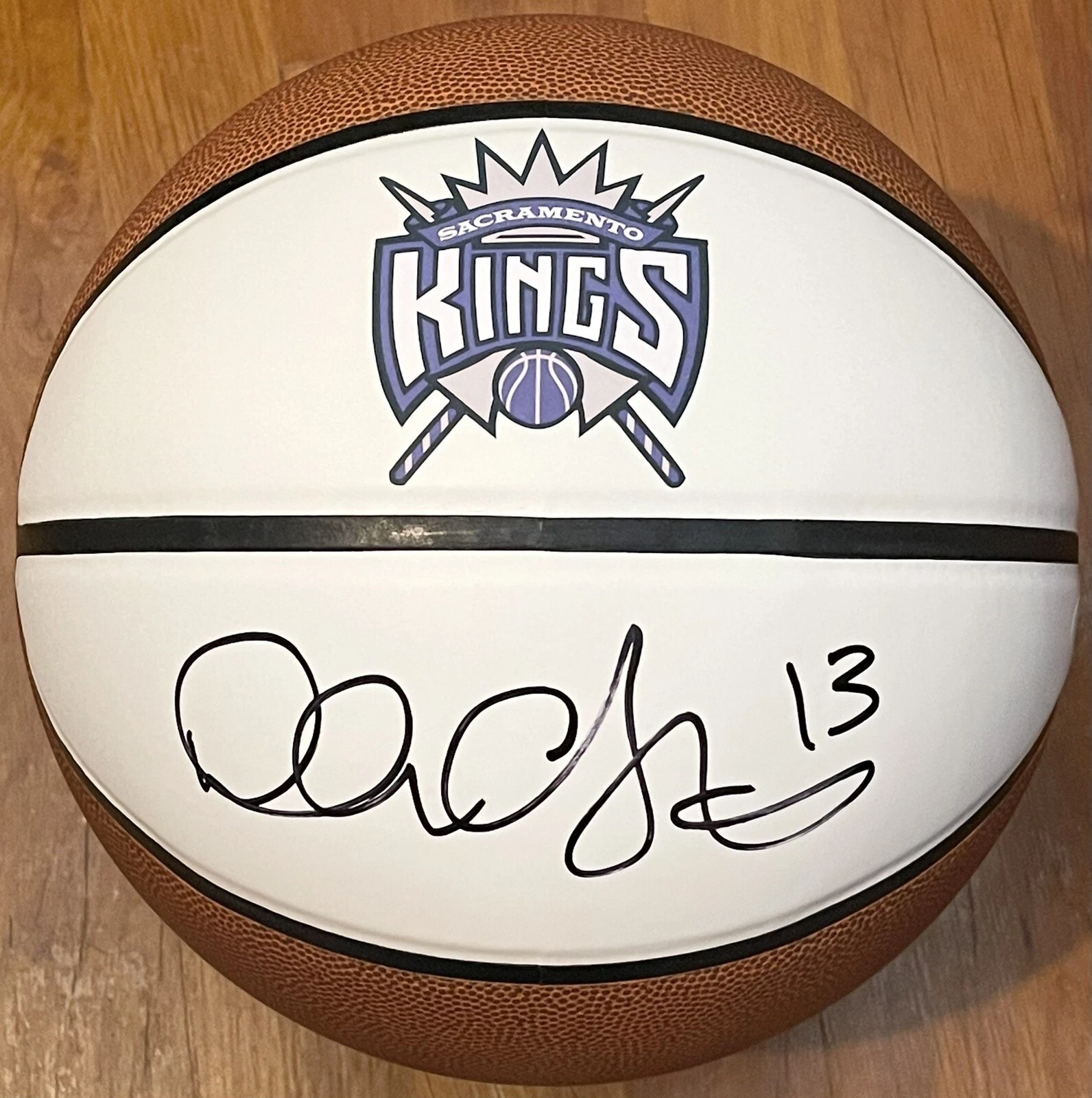 Doug Christie Signed Autographed Sacramento Kings Logo Basketball JSA COA