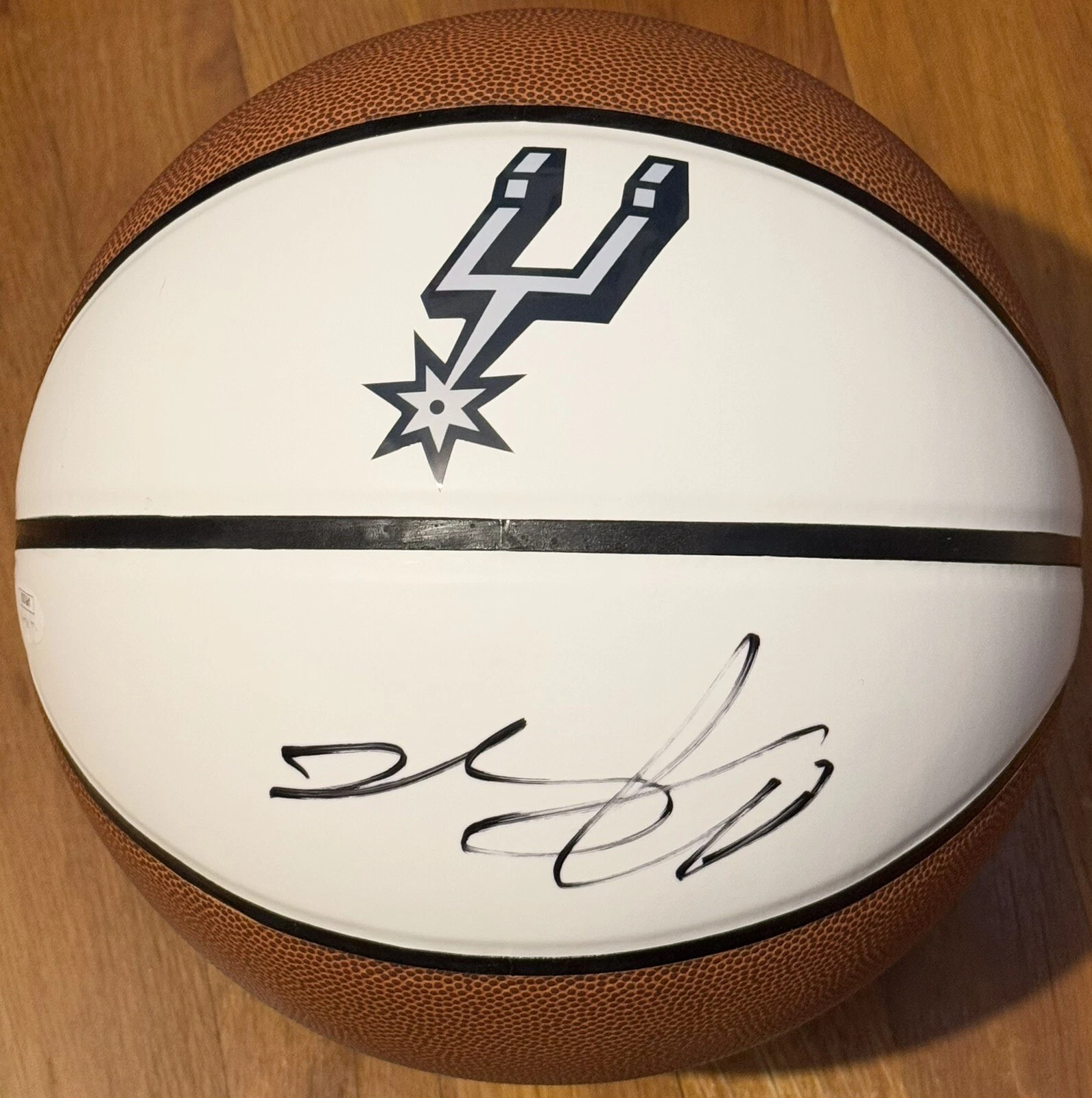 De'Aaron Fox Signed Autographed Sacramento Kings Logo Basketball JSA COA