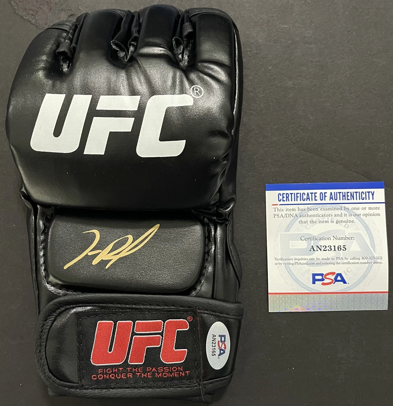 Jens Pulver Signed Autographed UFC Fighter Glove PSA/DNA COA