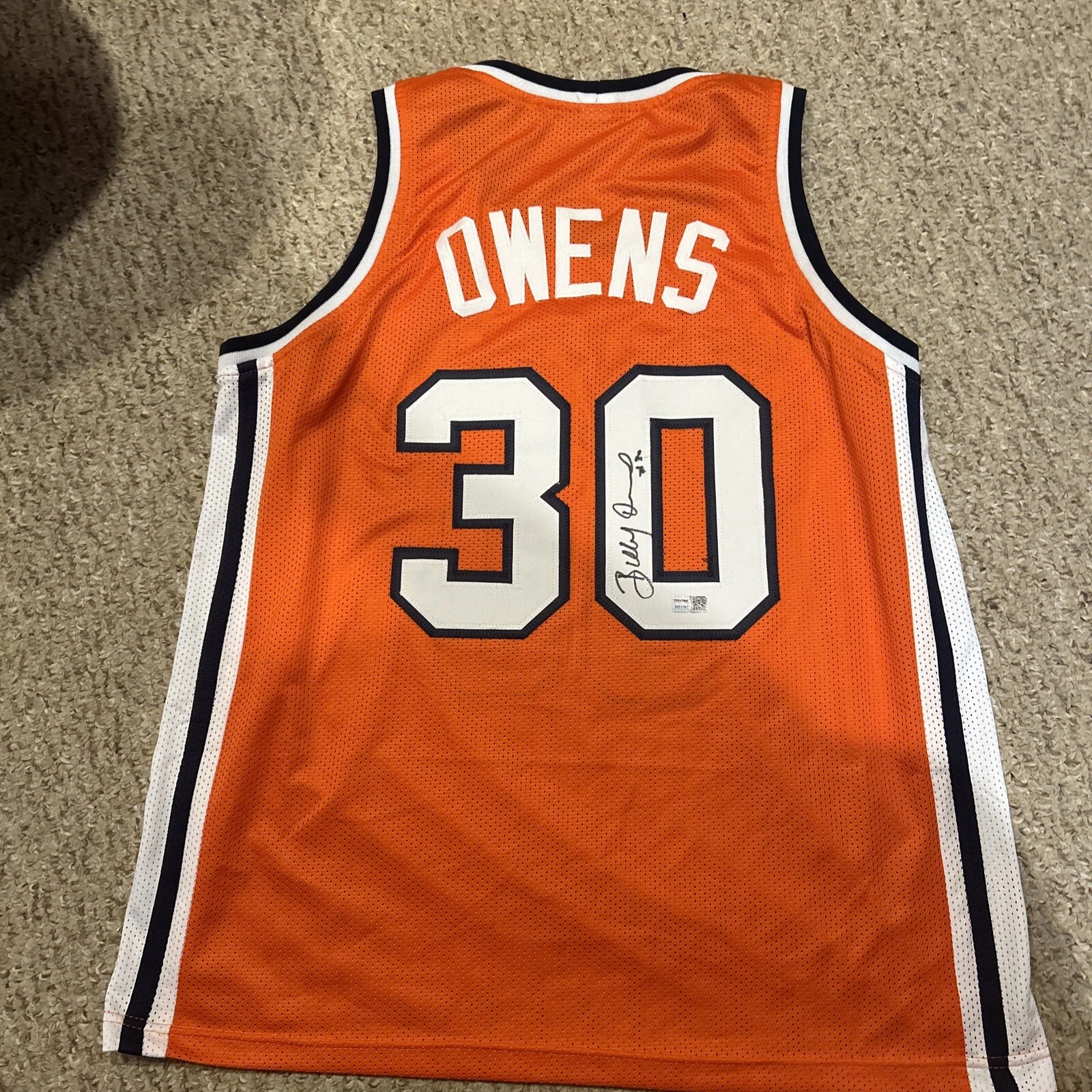 SYRACUSE ORANGE- BILLY OWENS SIGNED AUTOGRAPH JERSEY TRISTAR COA CUSE COLLECTIBLE MEMORABILIA