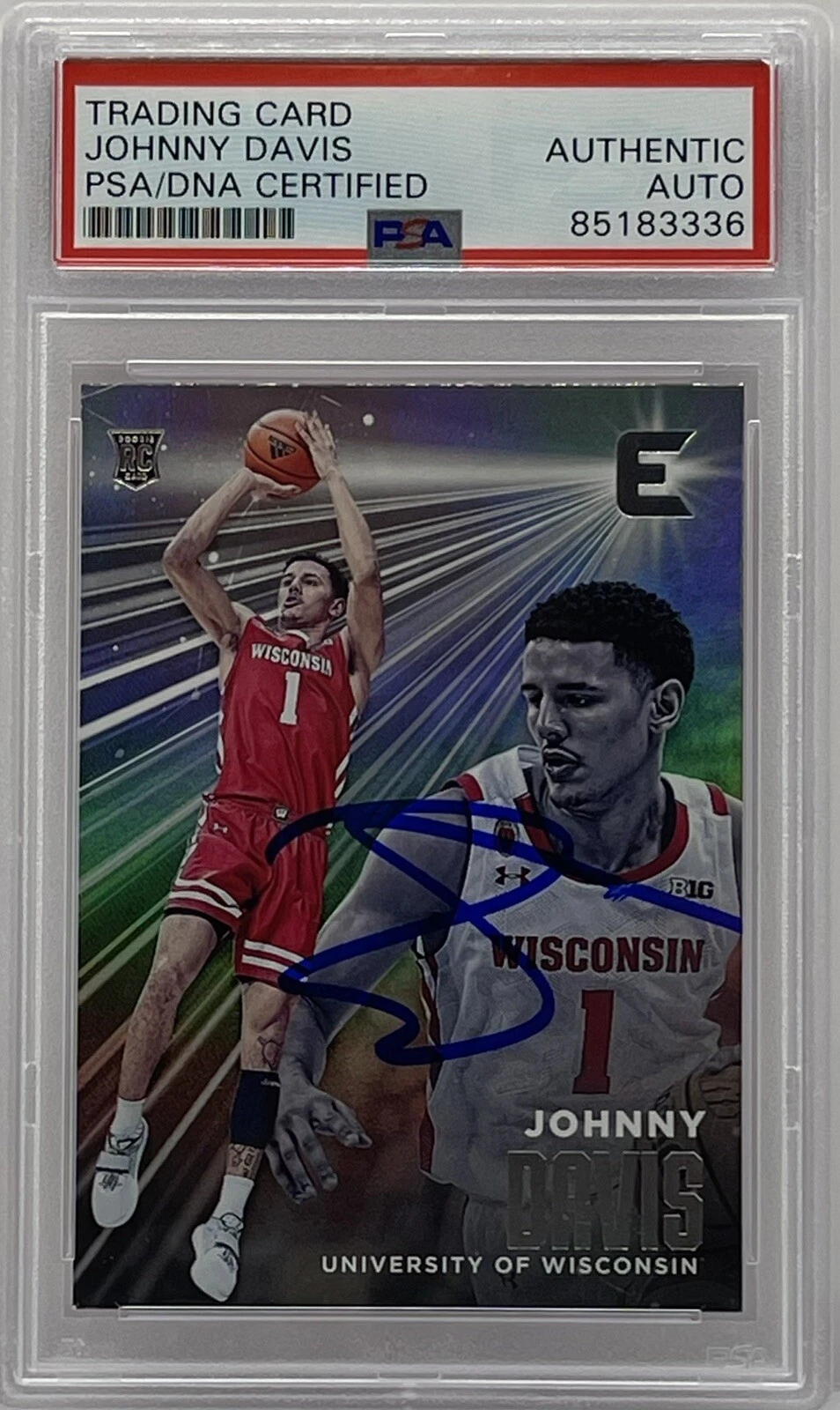 Johnny Davis Signed 2022/2023 Chronicles Rookie Card PSA/DNA Slabbed Wizards