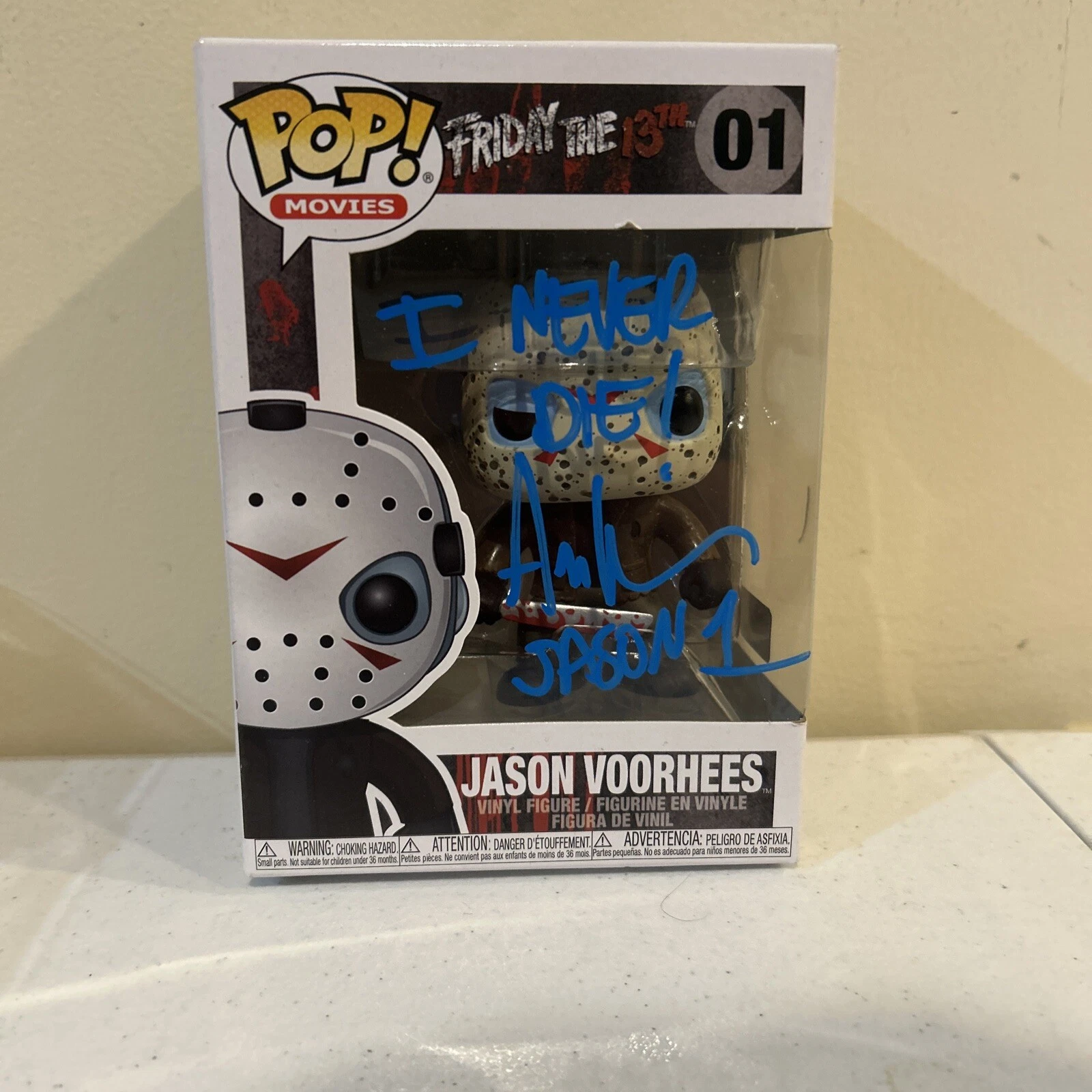 ARI LEHMAN SIGNED AUTOGRAPH FUNKO POP TRISTAR COA FIRST JASON FRIDAY THE 13th