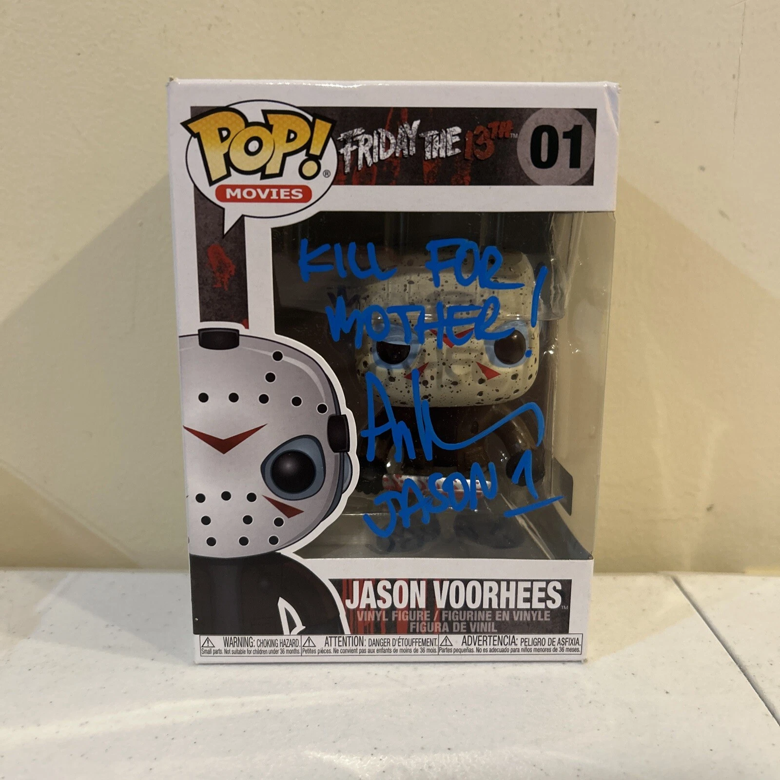 ARI LEHMAN SIGNED AUTOGRAPH FUNKO POP TRISTAR COA FIRST JASON FRIDAY THE 13th